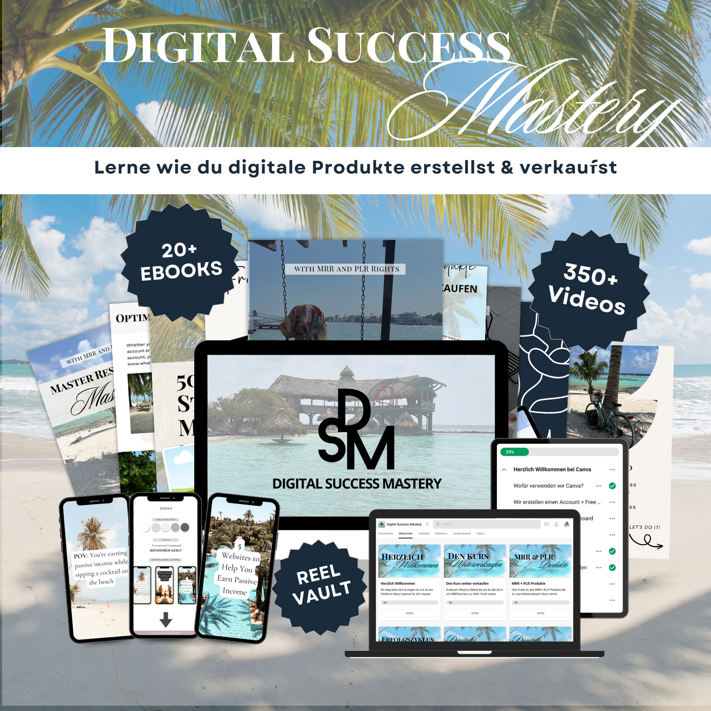 DSM- Digital Success mastery - Lerne digitale Produkte zu erstellen & verkaufen